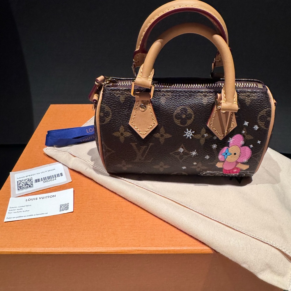 Brand NEW Louis Vuitton Monogram Vivienne Nano Speedy M82624 - Picture 2 of 12